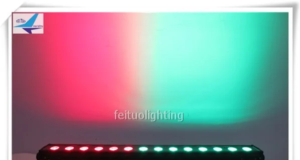 Новый IP65 Led бар настенный светильник RGBWAUV 6in1 14x18 Вт точечный контроль пиксель