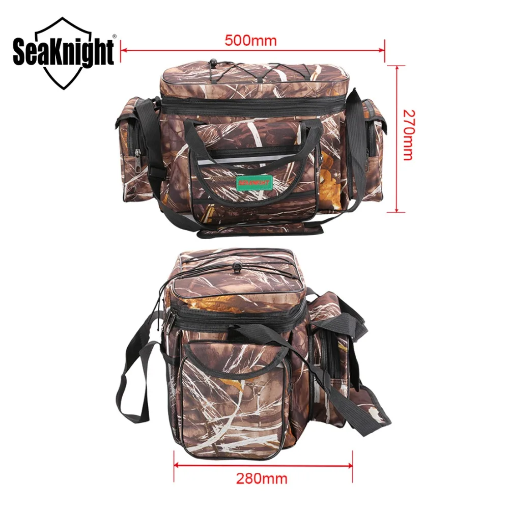 SeaKnight SK003 рыболовная сумка большой емкости открытый многоцелевой рыболовный