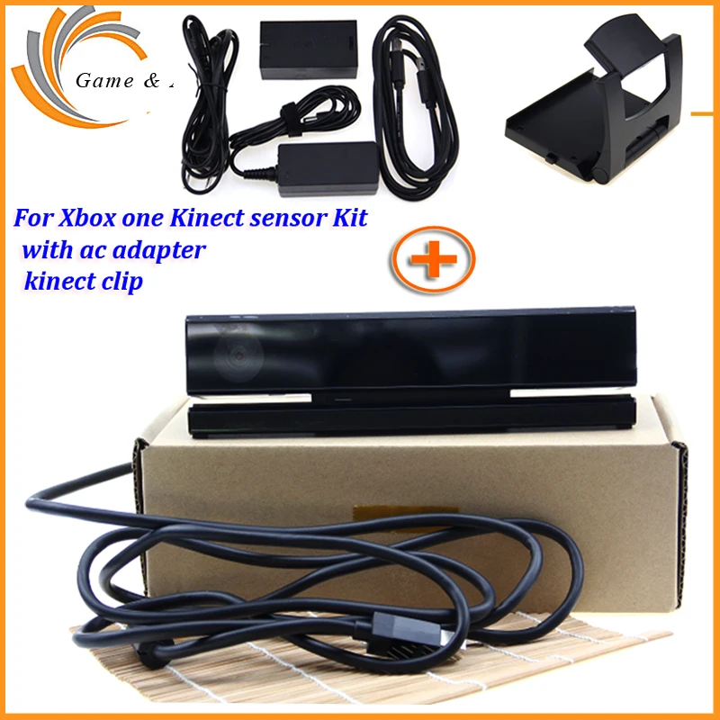 

2019 for Kinect 2.0 Sensor+AC Adapter Power Supply for Xbox one S/X/Windows PC for XBOXONE Slim/X Kinect Adaptor+TV Clip Kit