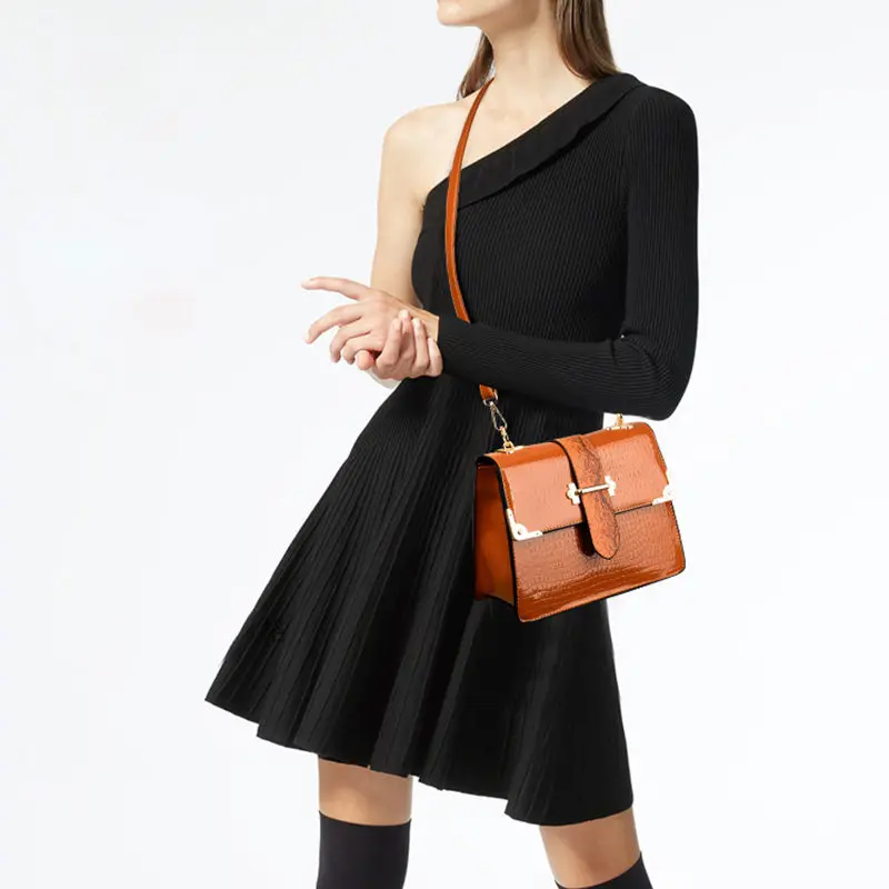 Модная крокодиловая дамская сумка Bolsos Mujer дизайнерская дамская сумка из искусственной кожи сумка-мессенджер на плечо с узором