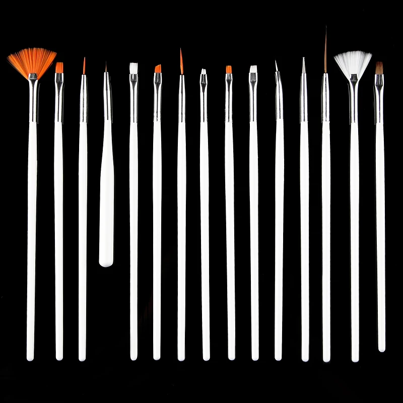 15 шт Nail Art Brush рисунки Дотсом ногти ручка кисточка для ногтей набор украшений