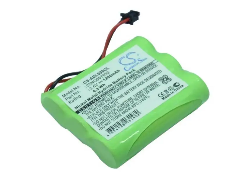 

Cameron Sino 1200mah battery for AEG BT-192 CLT5 ALBRECHT AE900 ASCOM Linga plus AUDIOLINE CDL930 DAEWOO Supertel 2000 MBO Alpha