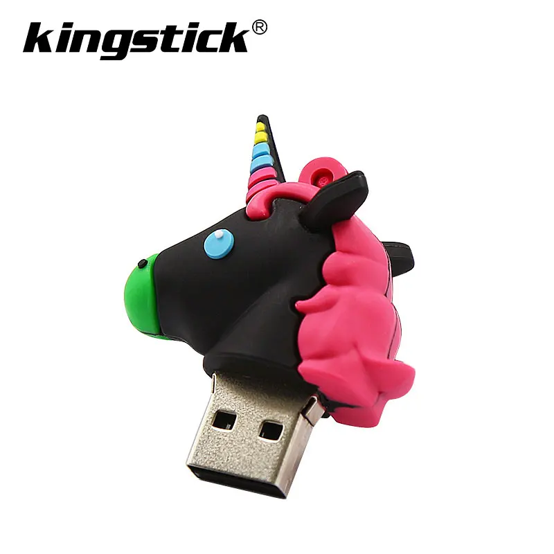 USB флеш-накопители с мультяшным единорогом, 4 ГБ, 8 ГБ, 16 ГБ, флеш-накопитель, 32 ГБ, 64 ГБ, usb флешка, мини флеш-накопитель, флешка