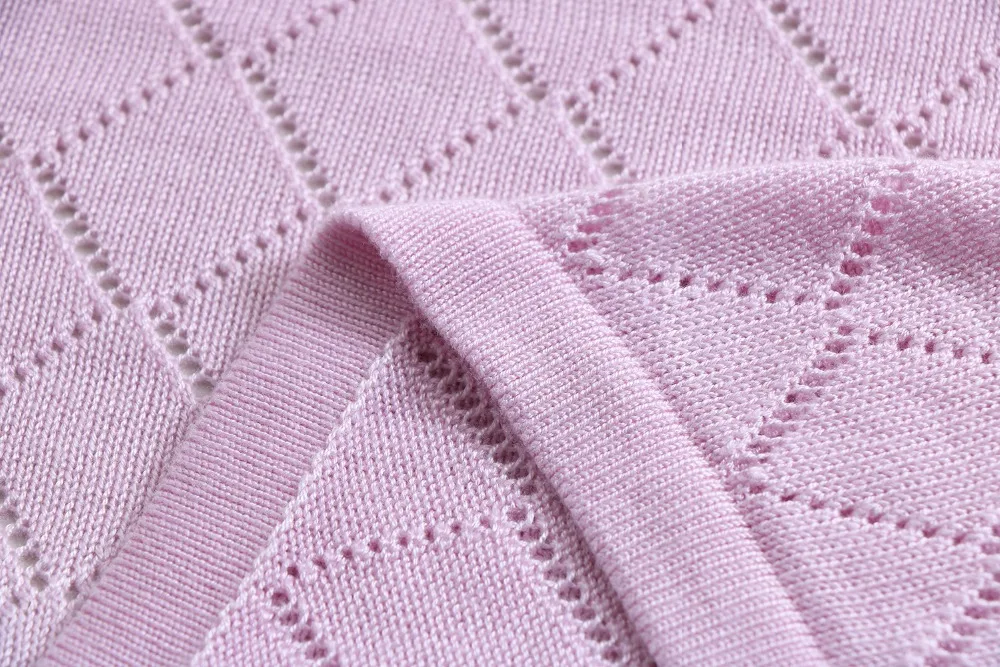 Бесплатная доставка подарок Скандинавское однотонное уютное вязаное одеяло из