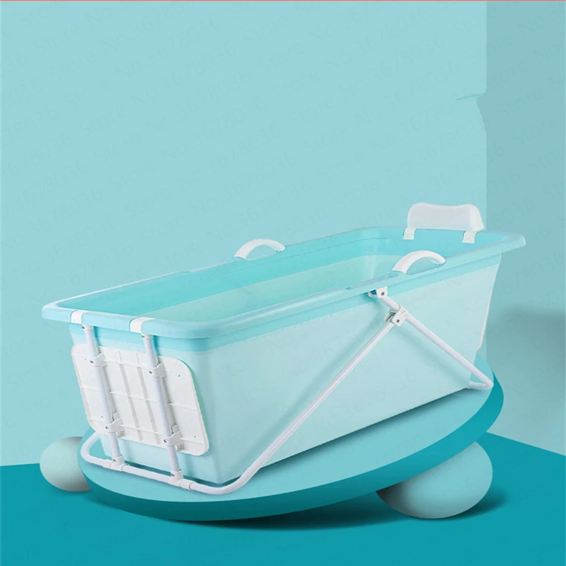 

Foldable Adult Bath Tube High Quality Plastic Bath Barrel Home Insulation Bath Barrel Bath Shower Basin 110cm/124cm Length