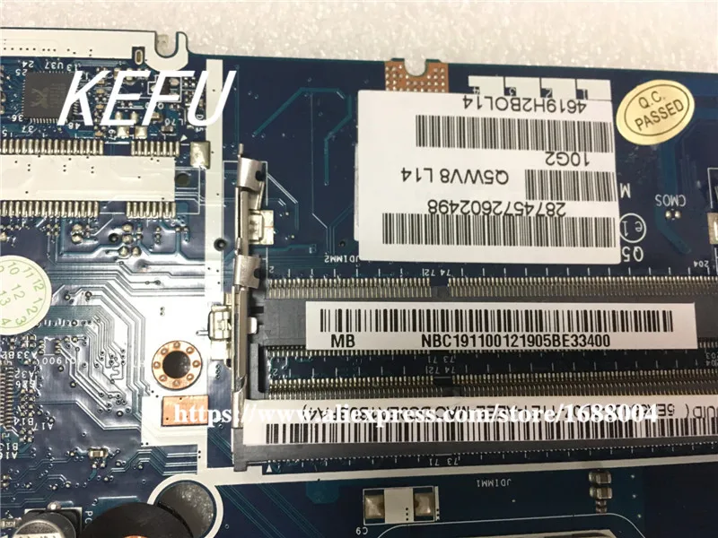 Kefu материнская плата NBC1911001 NB. C1911.001 для acer aspire orginial V3-551G Q5WV8 LA-8331P DDR3 Radeon HD 7670 м |