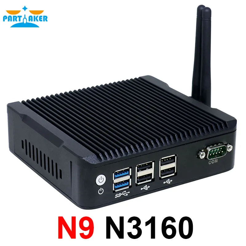 Nano mini pc N9 N3160 quad core Поддержка системы linux для дома и офиса|mini pc|mini partakerpartaker |