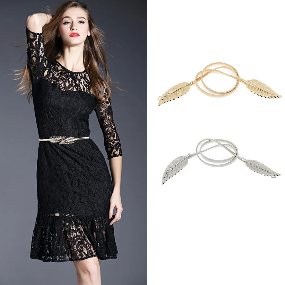 78 см 70 ремень женский Старинные Пояса Женщин Leaf Дизайн Застежка Спереди