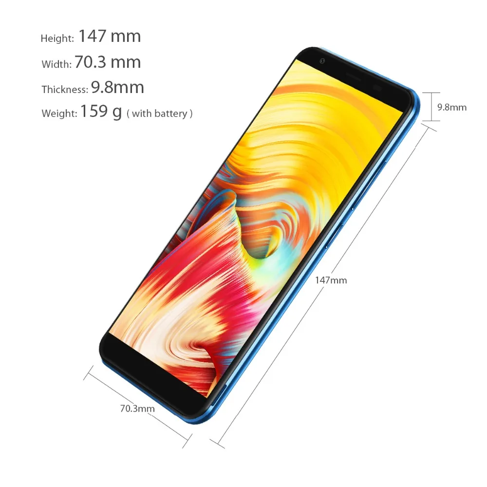 Vernee T3 Pro Android 8 1 телефон 5 5'' 18:9 безрамочный экран 3 ГБ Оперативная память 16