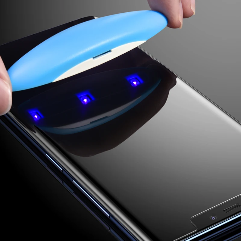 Защитная пленка для экрана huawei mate 20 pro закаленное стекло жидкий клей УФ
