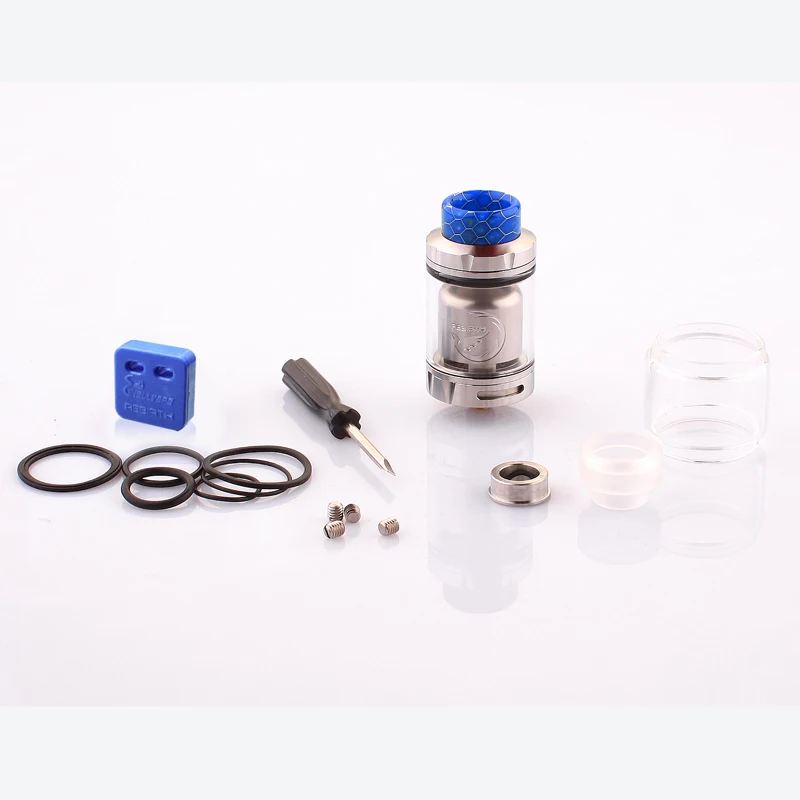 Оригинальный испаритель helvape Reborn RTA бак с 2 испарителями для электронной