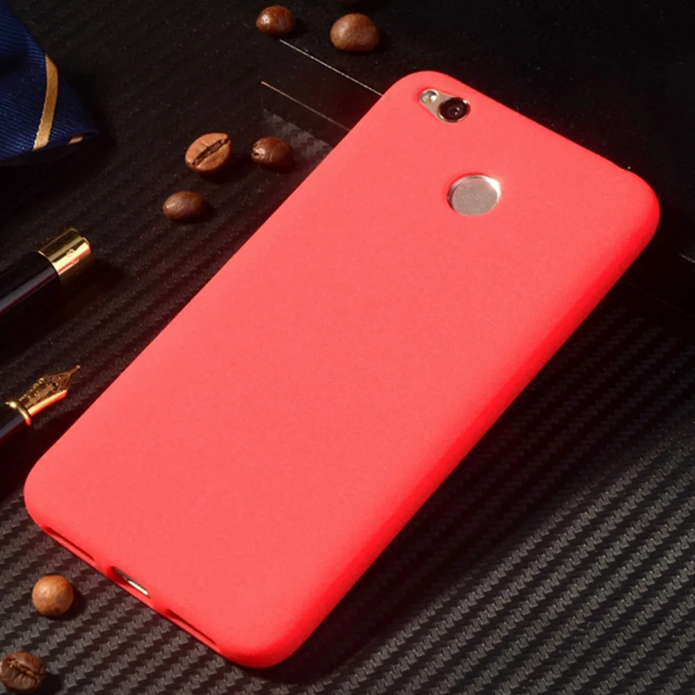 Чехол для Xiaomi Redmi 4 X Роскошный Матовый силиконовый чехол-накладка Xiomi 4X мягкий