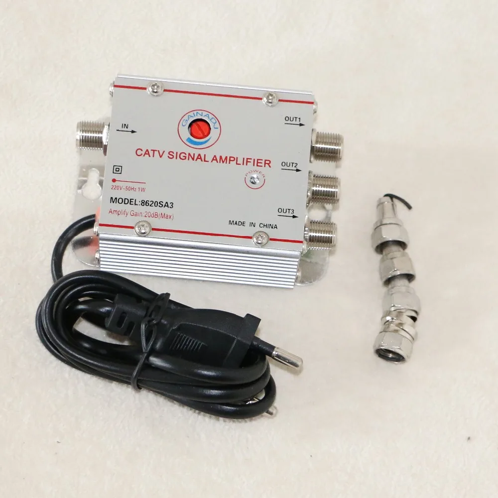 Signal Amplifier Booster Splitter (eueope Plug)