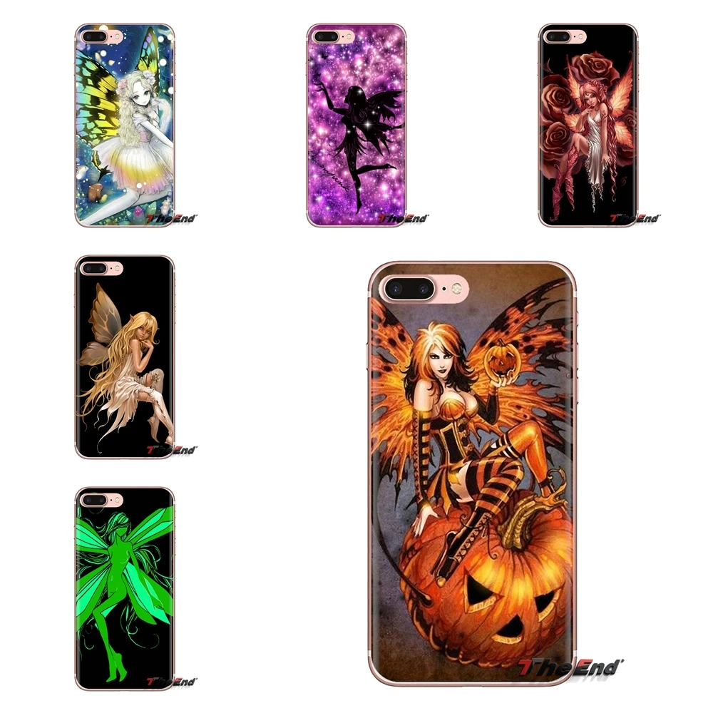 For Samsung Galaxy J1 J2 J3 J4 J5 J6 J7 J8 Plus 2018 Prime 2015 2016 2017 pretty fairy Elf Transparent Soft Shell Covers |