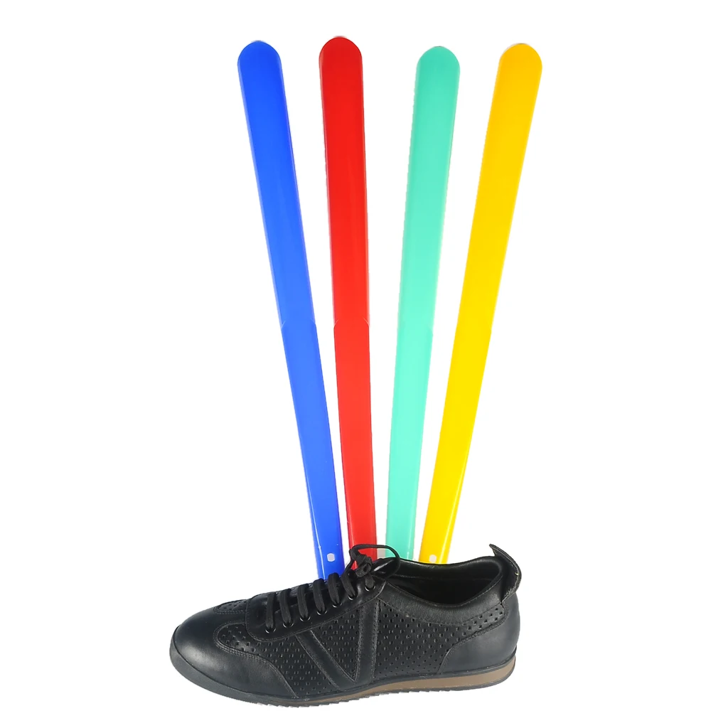 57 см обувь рога с длинной ручкой ложка для обуви Shoehorn Shoespooner для каблуков кожаные аксессуары для обуви