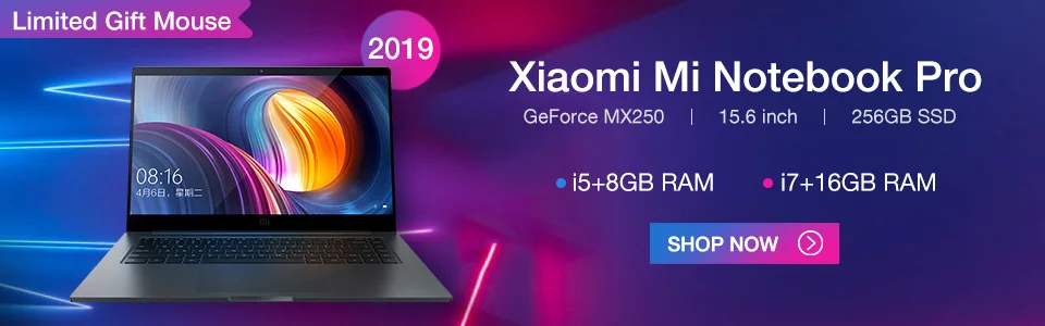 Xiaomi Mi Ruby 15,6 ''ноутбук Windows 10 Intel Core I5-8250U четырехъядерный 8 ГБ 512 ГБ NVIDIA GeForce MX110 отпечаток пальца
