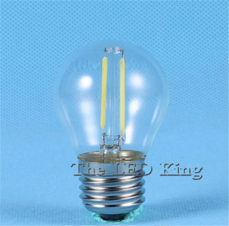 Лампада E27 Светодиодный светильник Диммируемый стеклянный Blub лампы 220 В