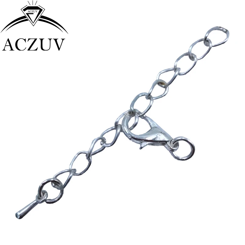 Оптовая продажа 100 шт 12 мм застежка омаров и ожерелья удлинитель для изготовления