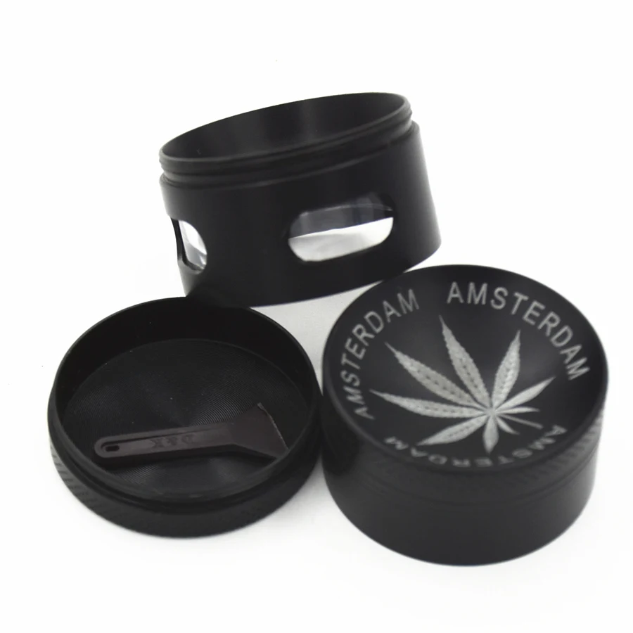 4-Layers Spice Mill Tobacco Smoking Detectors Pipes Grinding Smoke Herb Grinder Tobacco Crusher Smoking Accessories