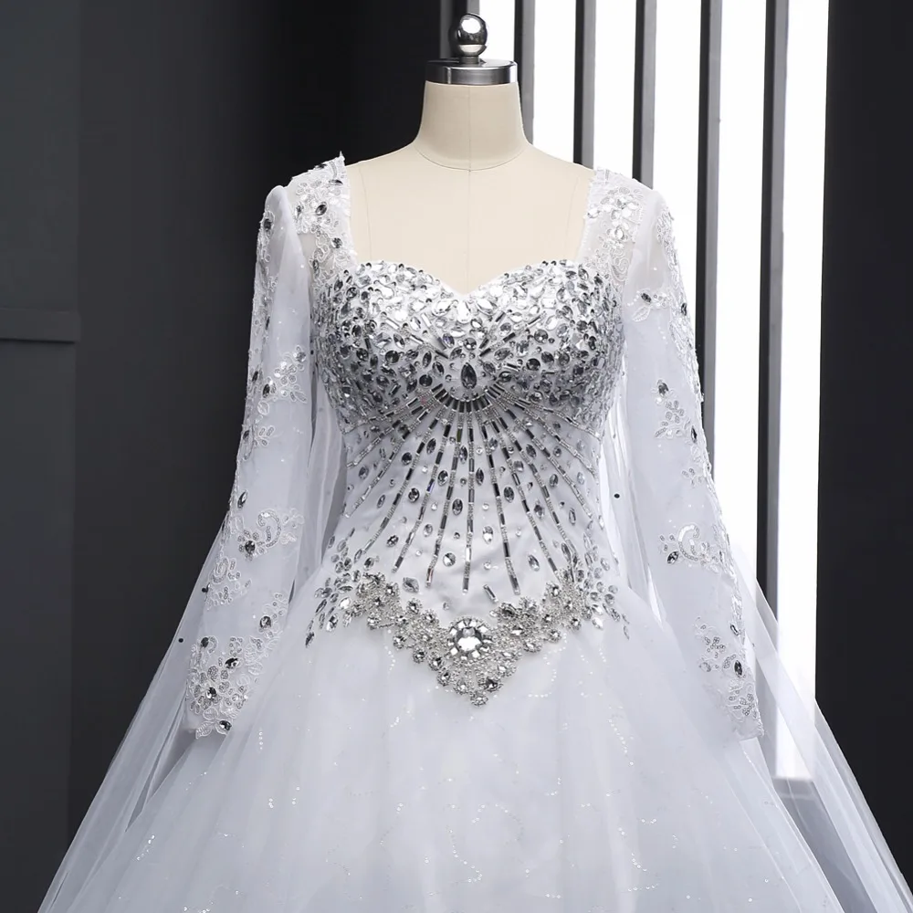 Свадебное платье Vestido De Noiva Съемная длинная вуаль свадебные платья свадебное