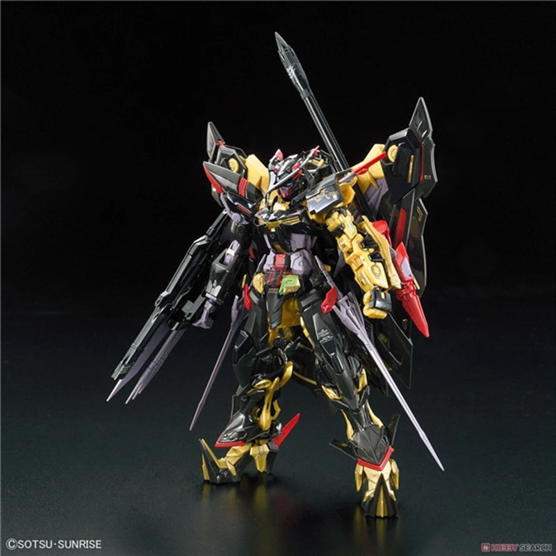 Оригинальный Bandai RG 24 1/144 Золотая heresy путаница Gundam модель ручной работы Черная