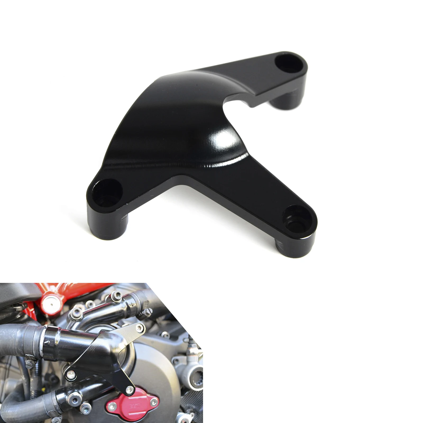 

NICECNC Water Pump Cover Guard For Ducati Monster 821 1200 S 1200R Hypermotard 939 SP Multistrada 950 1200 Enduro Diavel 16-2018