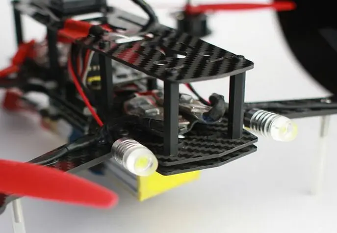 Сверхъяркий светодиодный фонарь 1 5 вт для квадрокоптера мультикоптера QAV250 ZMR250