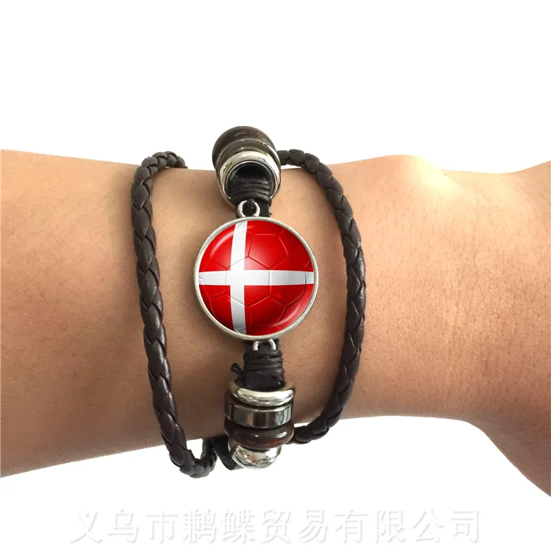 Классический футбольный браслет 2018 Кубок мира Национальный флаг Панама