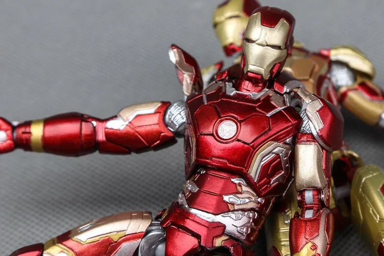 Marvel Железный человек Ironman NMK42 MK43 с диванной antman Черная пантера подвижные ПВХ Фигурки игрушки коллекция игрушек