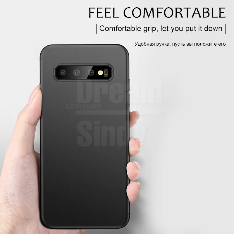 Роскошный 0 26 мм Ультратонкий Мягкий полипропиленовый чехол для Samsung Galaxy S8 S9 S10 Plus