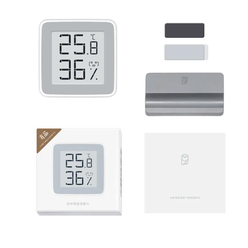 Xiaomi MiaoMiaoCe E-Link INK Screen Digital Moisture Meter High-Precision Thermometer Temperature Humidity Sensor LCD | Электроника