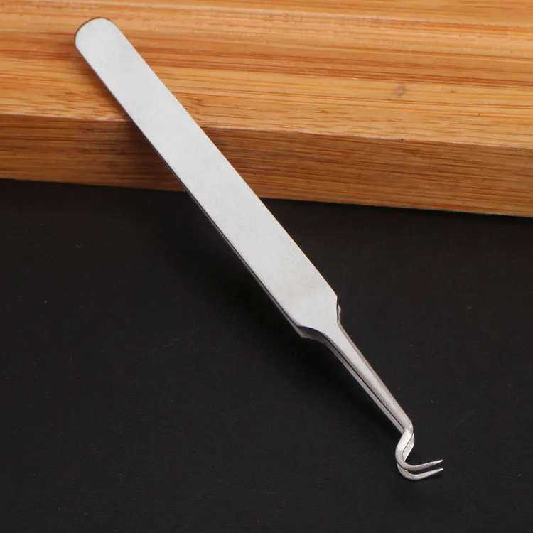 Пинцет для наращивания ресниц пинцет удаления акне черных точек изогнутый