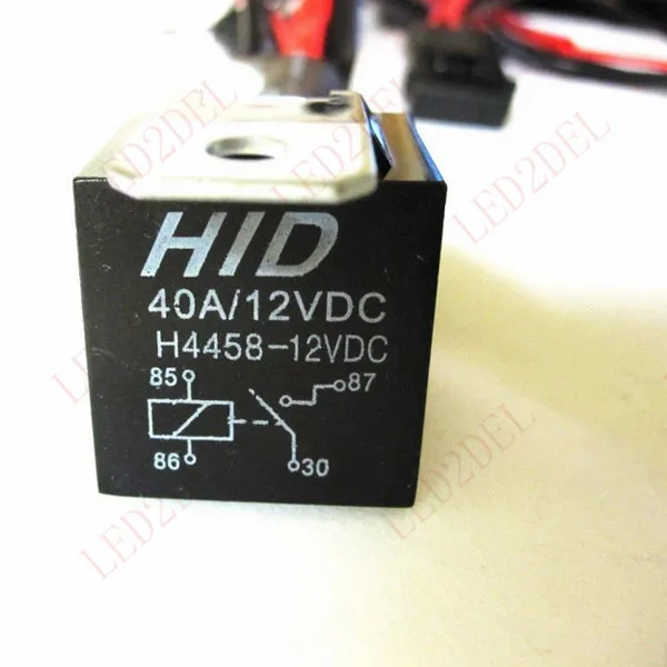 HID переделочный комплект Реле Жгут проводов H1 H3 H6 H6M H7 H11 9005 9006 HB3 HB4 резисторы для поверхностного монтажа