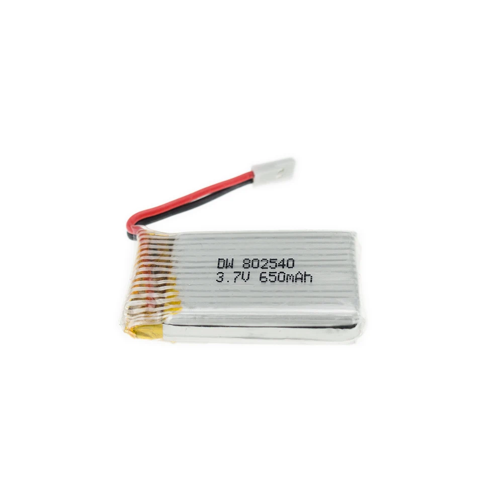 Аккумулятор li-po 3.7V 650mAh, 10 штук, для QX90 QX95 QX80 QX100 EX100 EX105 EX110 X73 Syma X5C-1 X5C X5 X5SC X5SW X6SW JRC H9D H5C и других моделей.