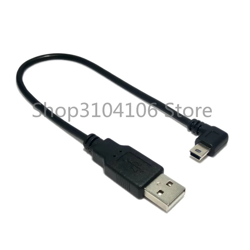 Кабель для передачи данных со штекера USB 2 0 на мини Тип B 5pin 90 градусов вверх и вниз