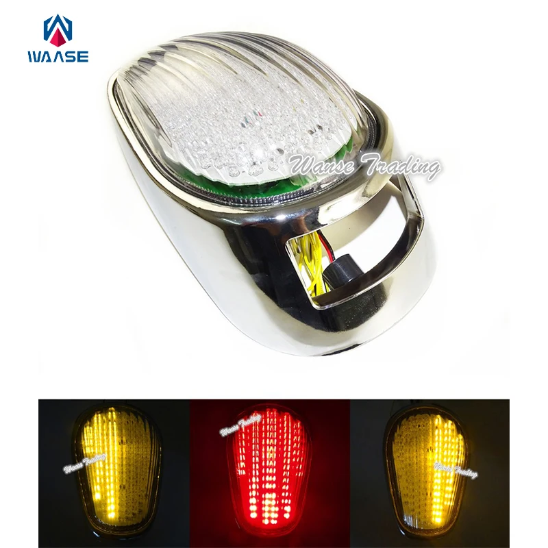 Waase E образная Задняя Тормозная сигнализация поворота встроенная светодиодная