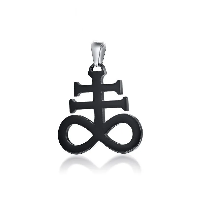 picture 3 Vantage мужское ожерелье из нержавеющей стали Sigil Lucifer сатана подвеска сатанинская система эмблема Подвеска Амулет знак медальон - Окраска металла: picture 3
