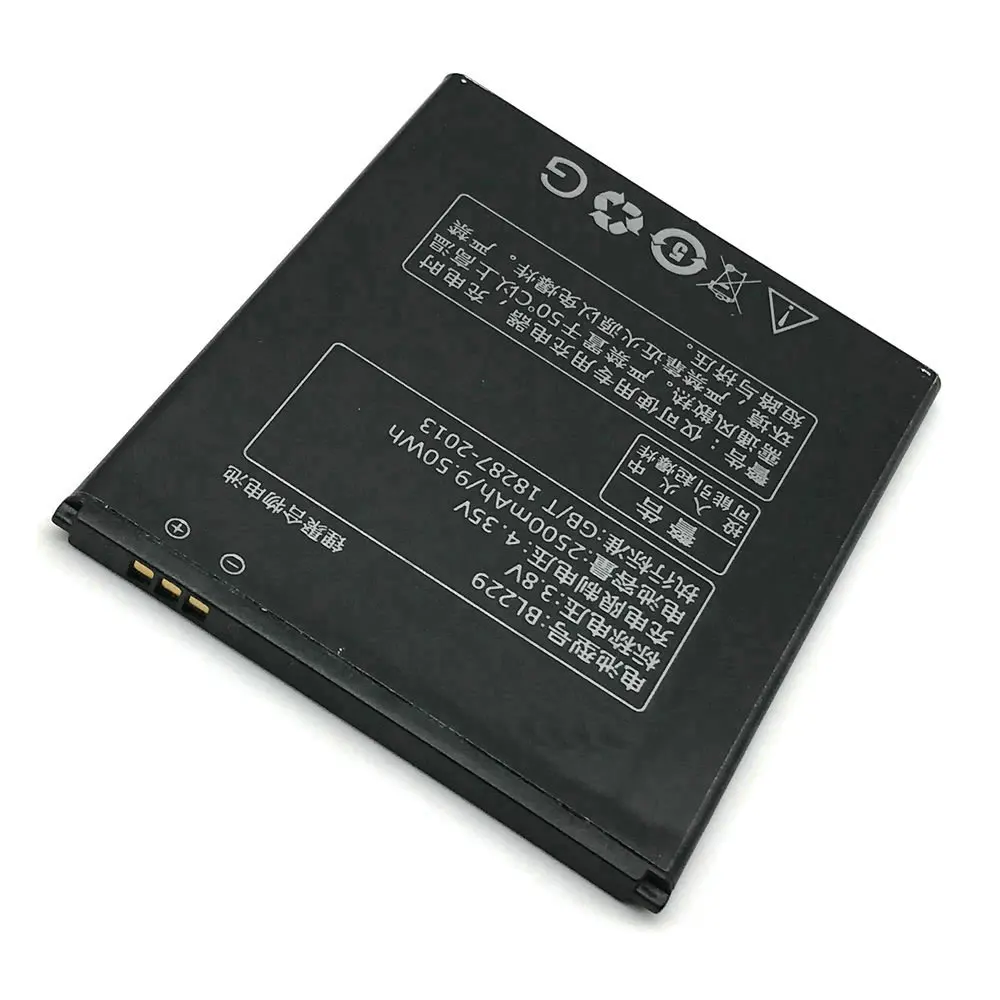 Новый BL229 2500mAh 3 8 V батарея сотового телефона для Lenovo A8 A806 A808t мобильный телефон