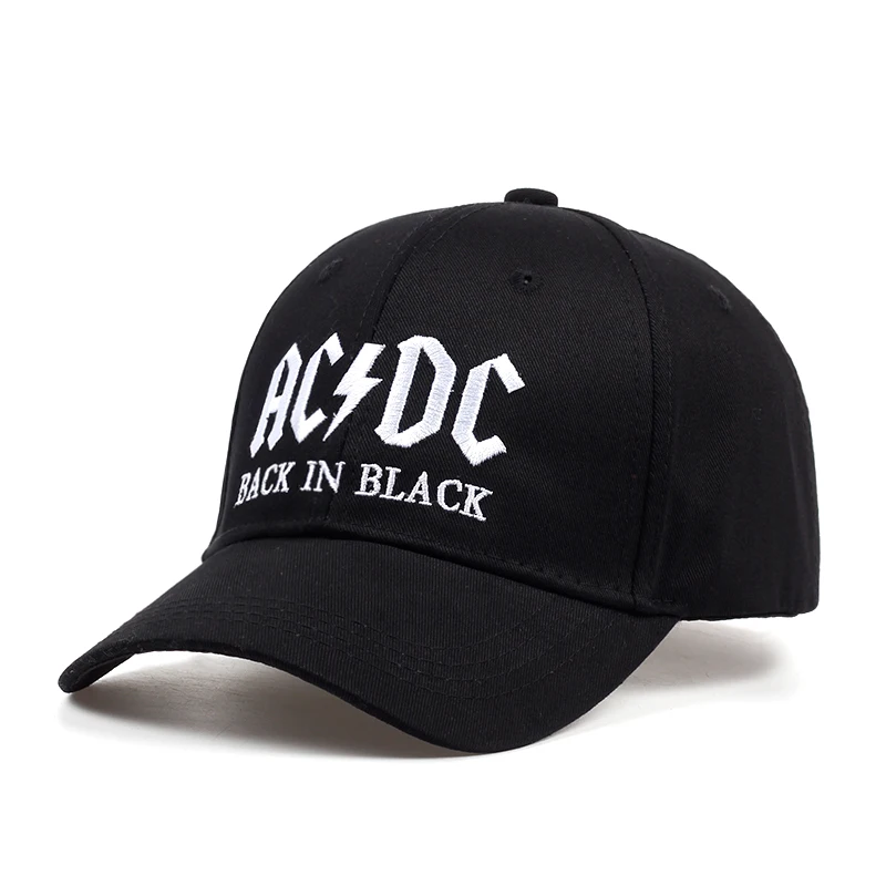 Новинка, AC/DC, бейсбольная кепка, рок, хип-хоп кепка, мужская, acdc, snapback, шапка с вышивкой, надпись, повседневная, DJ, рок, папа, шляпа