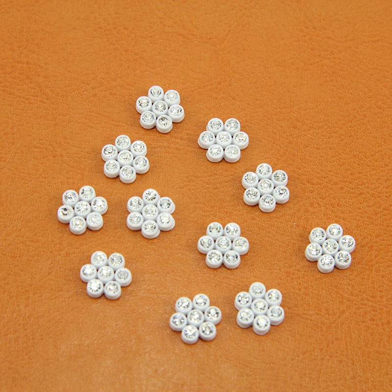 Дэвид аксессуары Diamonds 9 цветы из бисера 100 шт., DIY материалы ручной работы волосы луки ювелирные изделия подвеска аксессуары, 100Yc2406
