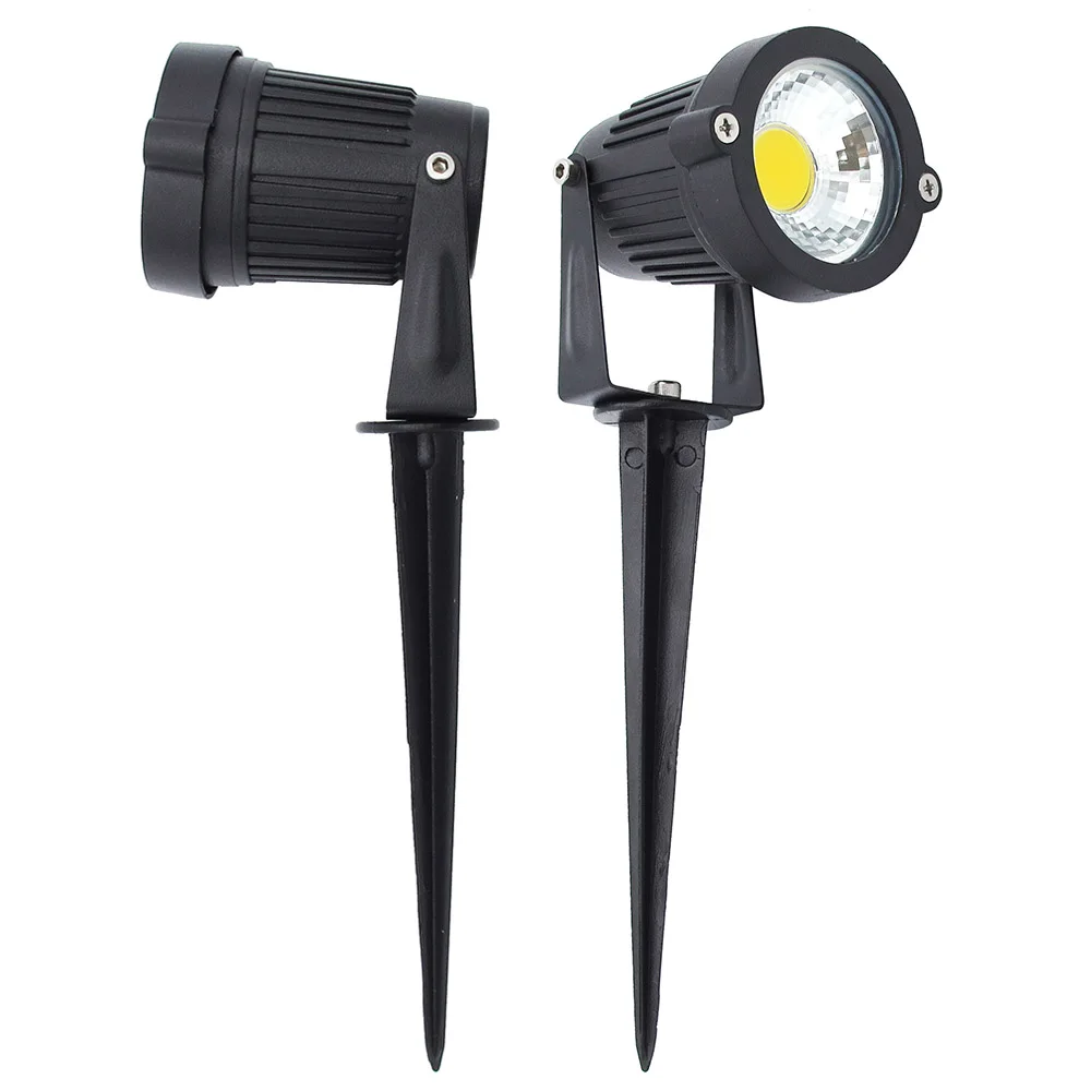 

Outdoor Garden IP65 Aluminum Waterproof 5W LED COB Lawn Light Spike Type DC 12V Lamp Christmas Street Bulb AC 85-265V Lighting