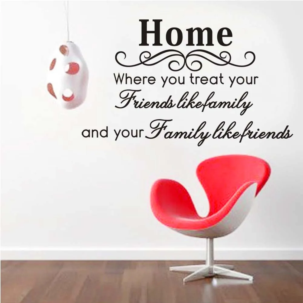 

Виниловые 3D-наклейки на стены с надписью «you treat your friend»