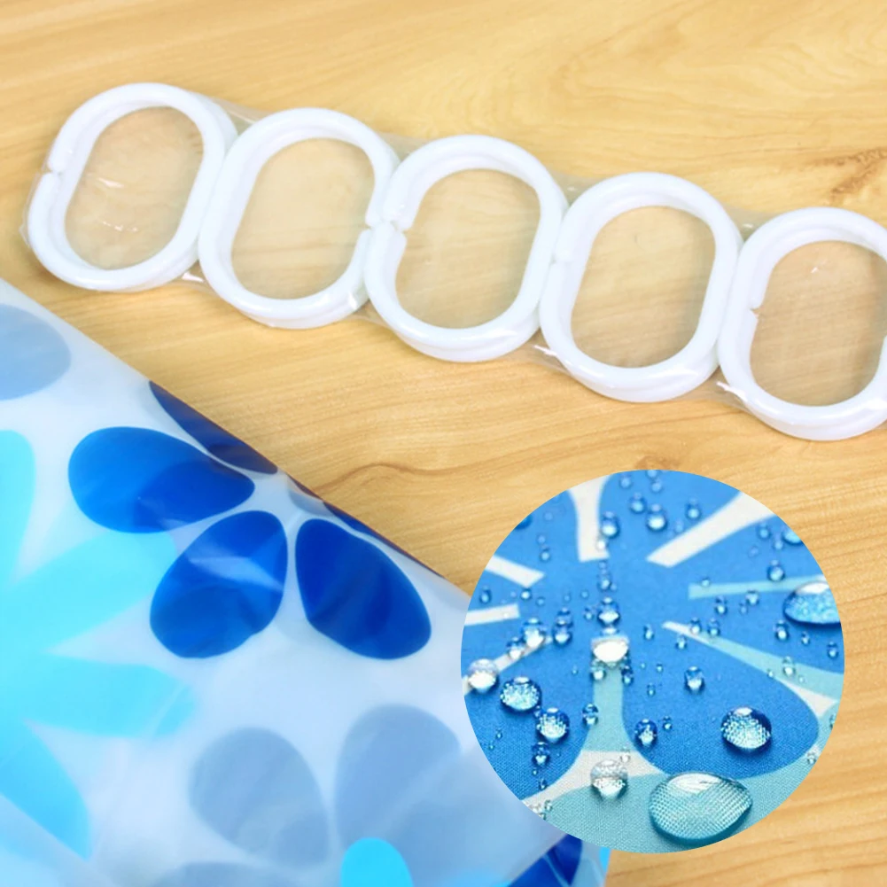 Легко моющиеся Применение Водонепроницаемый занавеска для ванной с защитой от