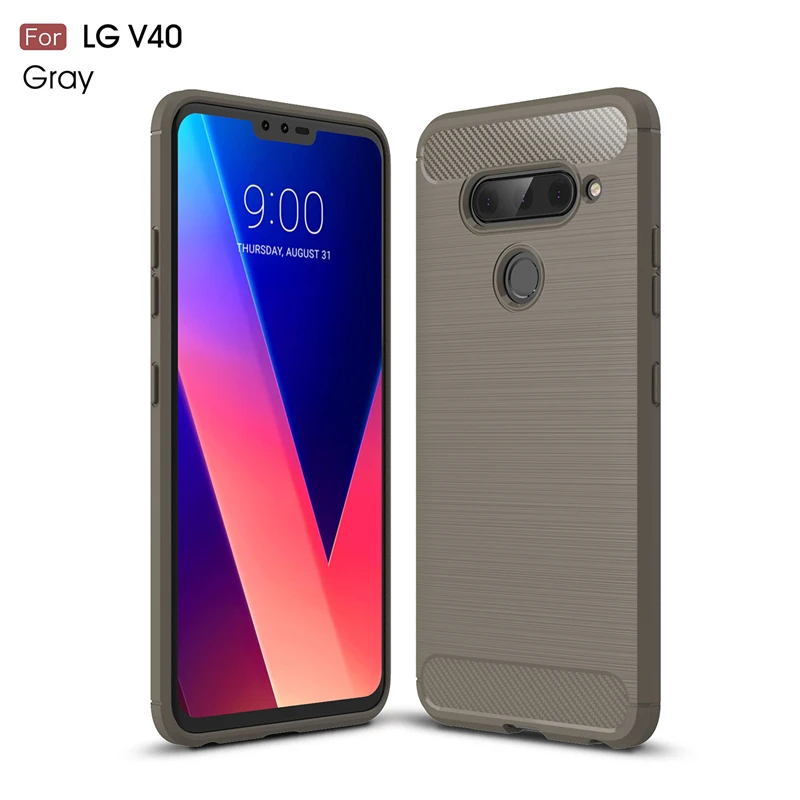Чехол для LG V40 ThinQ Core силиконовый резиновый защитный чехол мягкий телефона