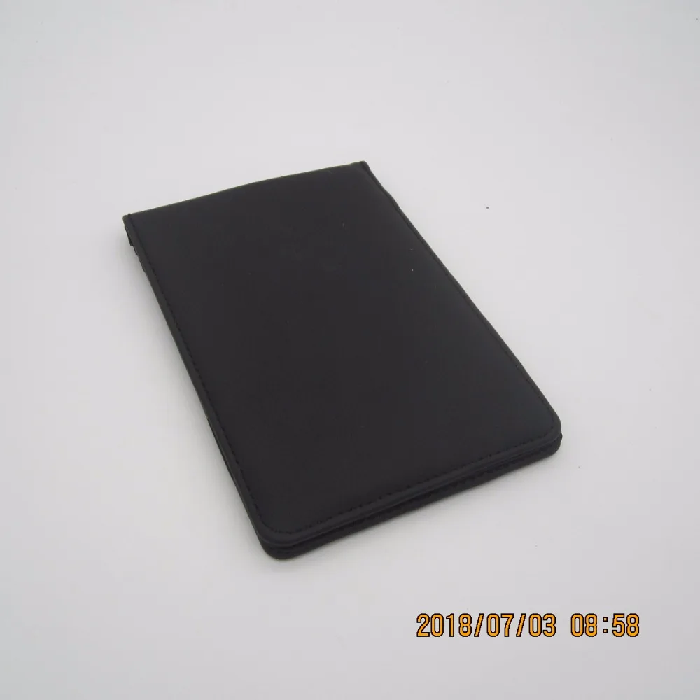 Черный цвет счет для игры в гольф карта двора обложка книги pu кожа счет для игры в гольф держатель карты уникальный pu кожаный счет для игры в гольф держатель карты