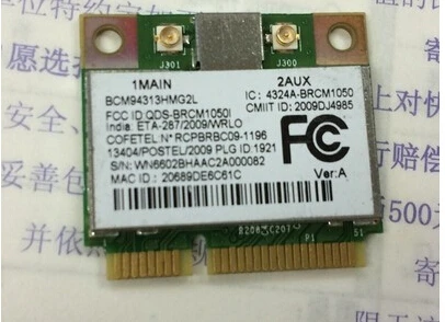 Беспроводная мини-карта BroadCom BCM94313HMG2L BCM4313 150 Мбит/с PCI-e WLAN 04W3750 для Lenovo B490 B590 G580 G505 S400