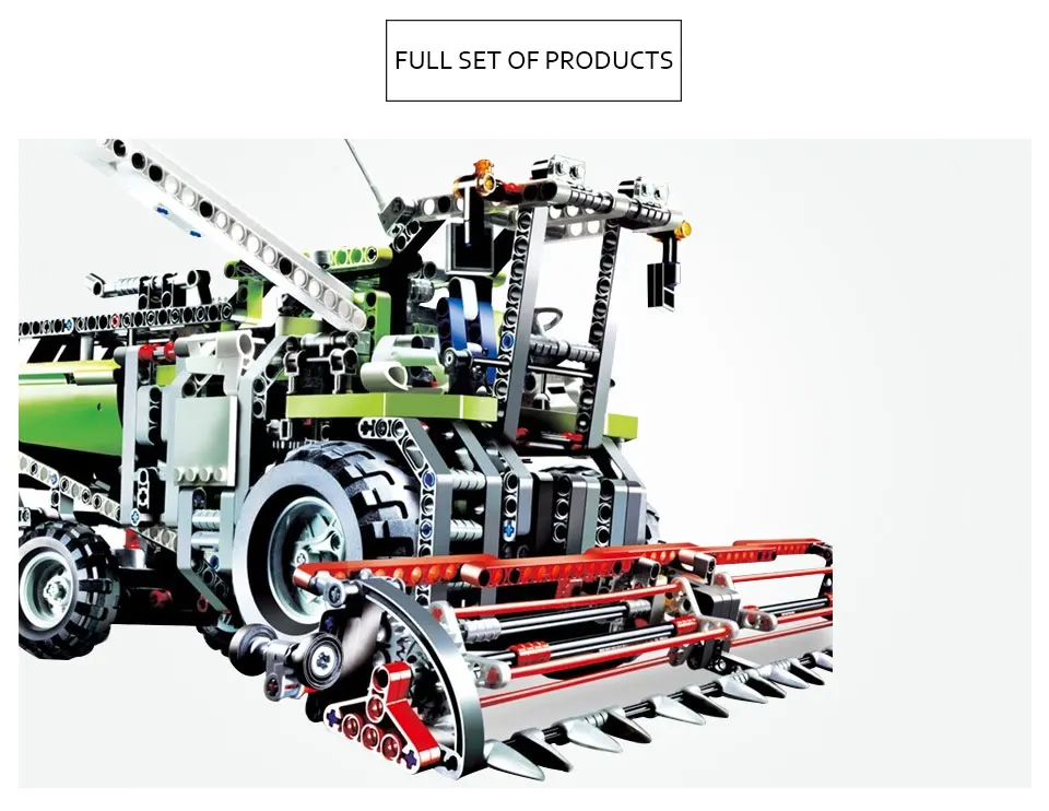 Technic серия 1107 шт. комбайн ДРАГСТЕР Модель Кирпичи Строительные блоки игрушки для детей Совместимые наборы создателей