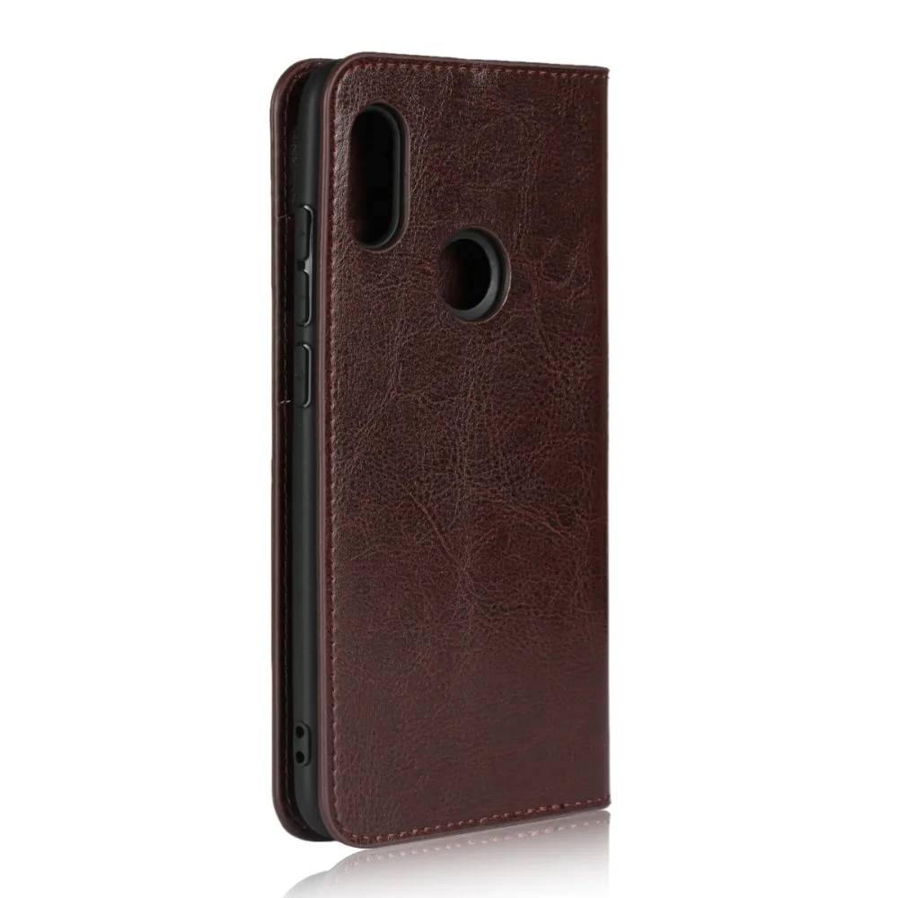 Классический чехол книжка из натуральной кожи для Xiaomi Redmi 6A 6 Pro Note 7 5 4X S2 Hongmi Plus 5A