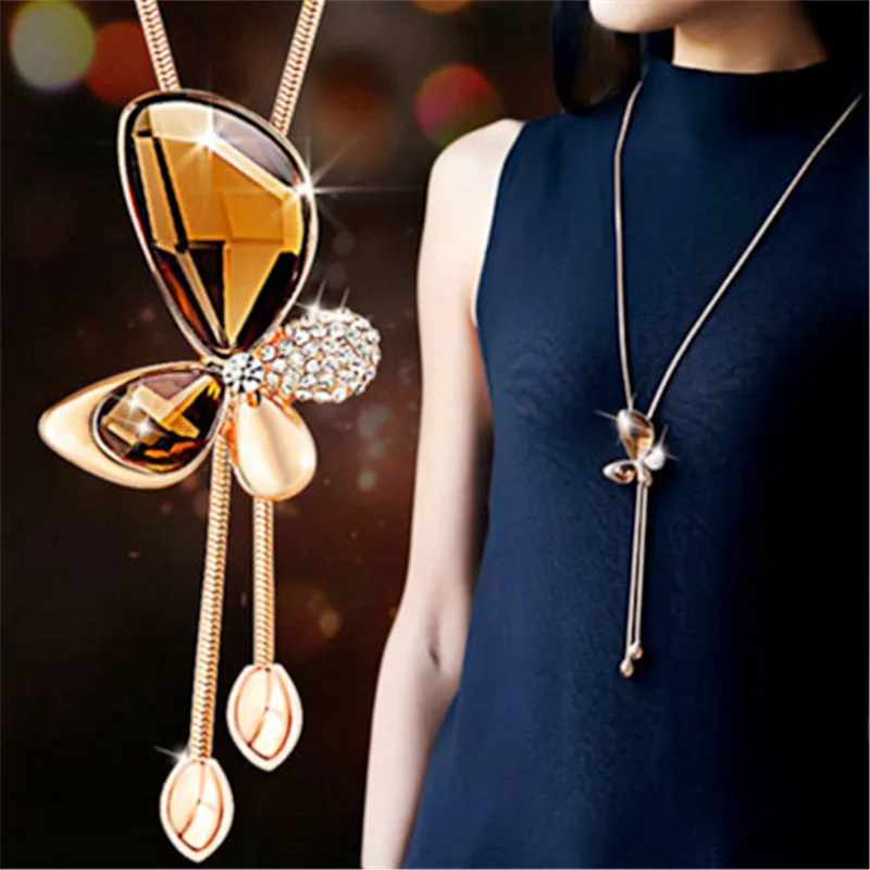 Лимонный ценный модный роскошный оригинальные Кристальные Подвески бабочка