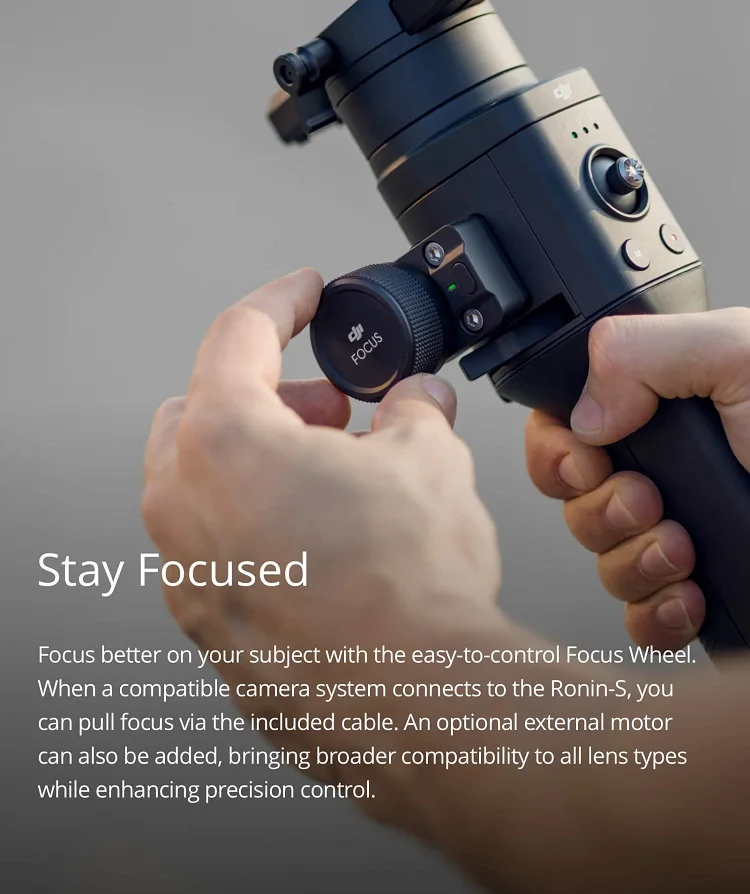 DJI Ronin S Ручной Стабилизатор для SLR беззеркальной камеры